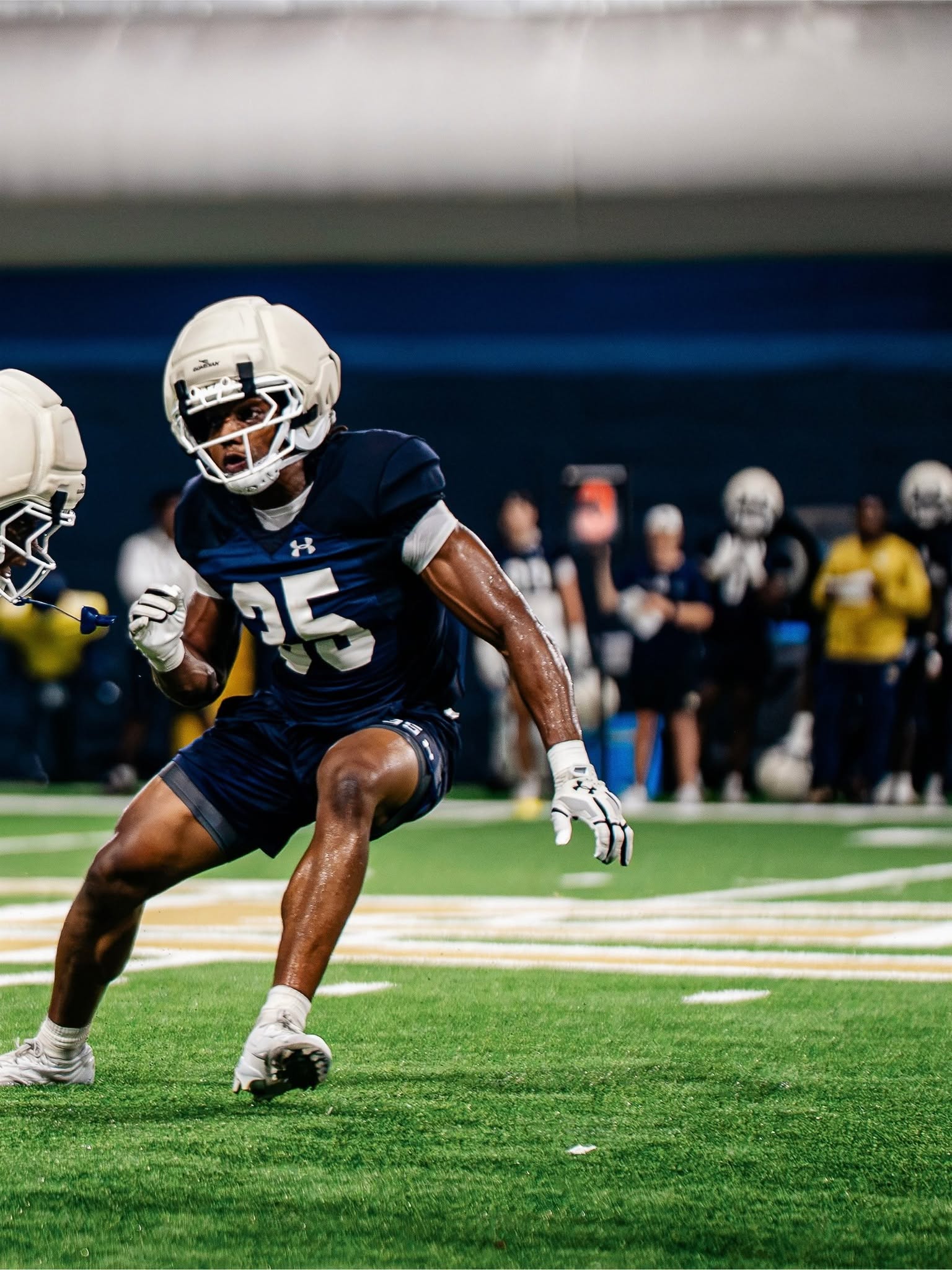 Braylon Outlaw in his Georgia Tech uniform