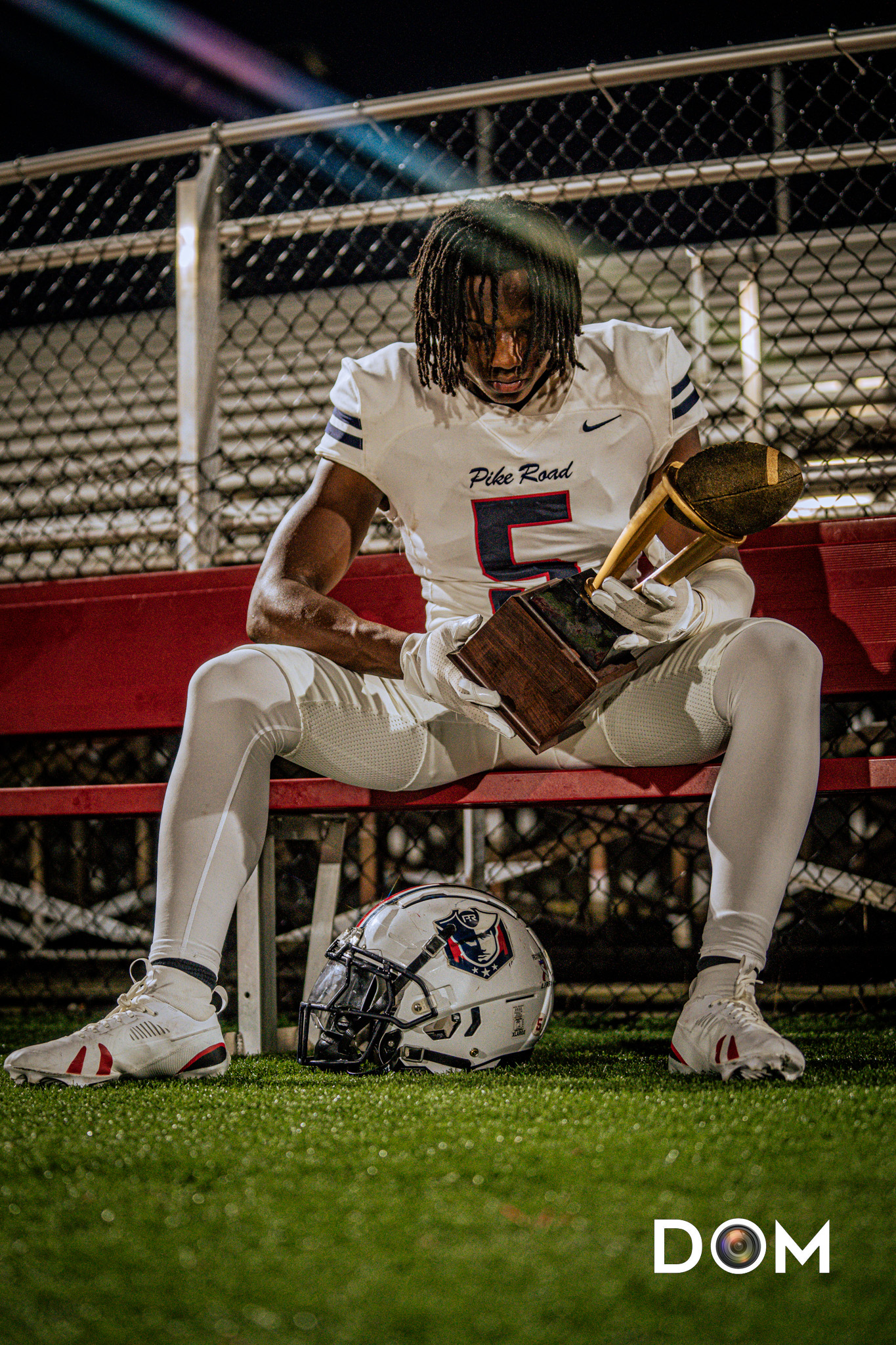 Braylon Outlaw with a trophy